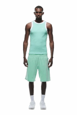 WAFFLE KNIT TANKTOP LIGHT MOSS(Waffle Knit Tanktop Light Moss)