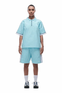 WARM UP NYLON HALF ZIP LIGHT BLUE(Warm Up Nylon Half Zip Light Blue) -6PM Store 0029 2406 6PM ECOM COLLECTION 2 LOOK 29 13532 min