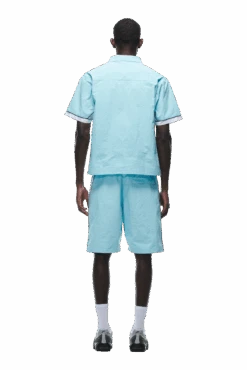 WARM UP NYLON HALF ZIP LIGHT BLUE(Warm Up Nylon Half Zip Light Blue) -6PM Store 0030 2406 6PM ECOM COLLECTION 2 LOOK 29 13162 min