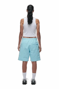 WARM UP NYLON SHORTS LIGHT BLUE(Warm Up Nylon Shorts Light Blue) 13 WARM UP NYLON SHORTS LIGHT BLUE(Warm Up Nylon Shorts Light Blue) -6PM Store 0033 2406 6PM ECOM COLLECTION 2 LOOK 28 13561 min
