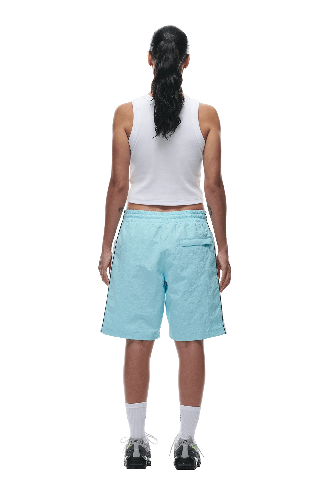WARM UP NYLON SHORTS LIGHT BLUE(Warm Up Nylon Shorts Light Blue) 8 WARM UP NYLON SHORTS LIGHT BLUE(Warm Up Nylon Shorts Light Blue) - Image 6
