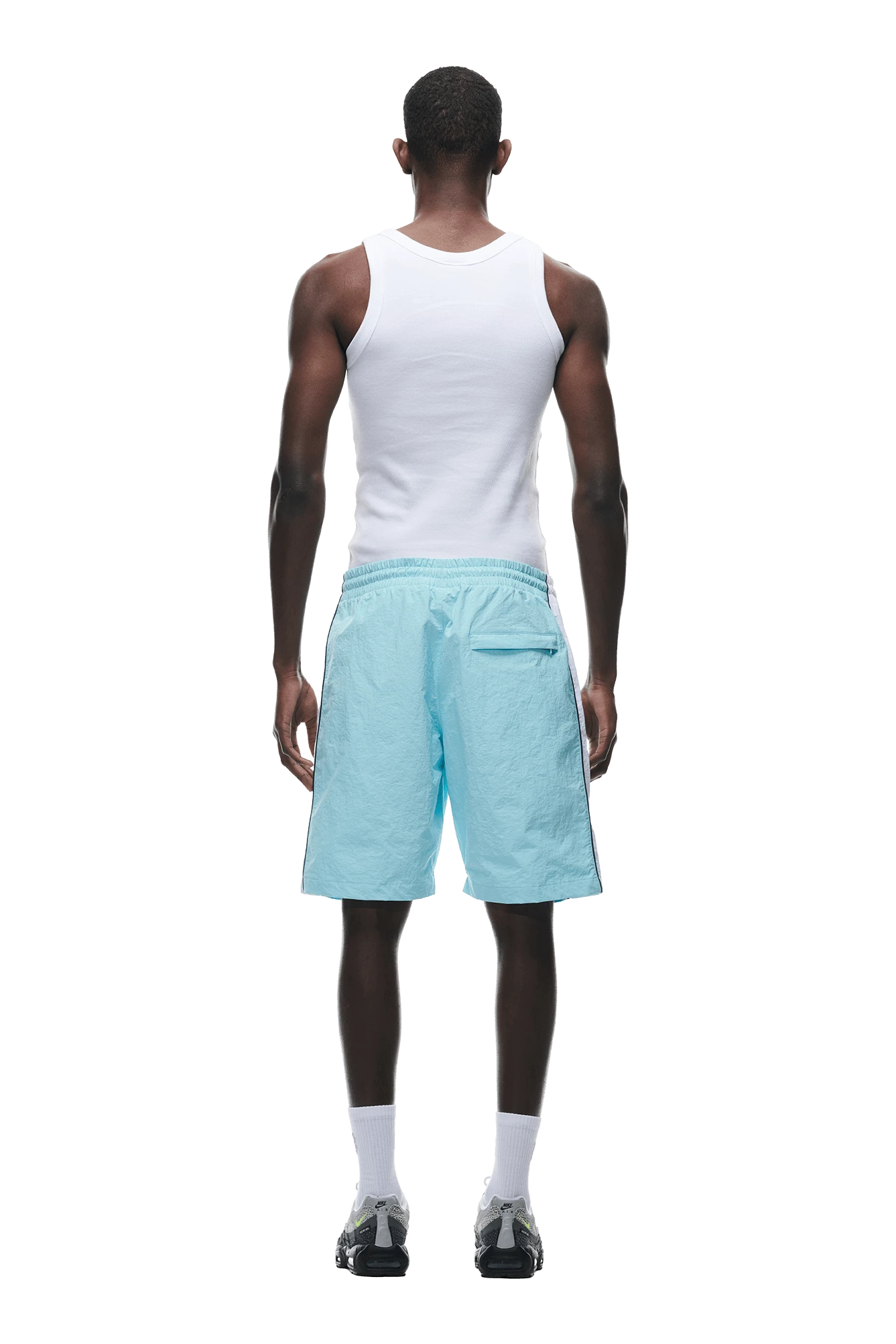 WARM UP NYLON SHORTS LIGHT BLUE(Warm Up Nylon Shorts Light Blue) 5 WARM UP NYLON SHORTS LIGHT BLUE(Warm Up Nylon Shorts Light Blue) - Image 3