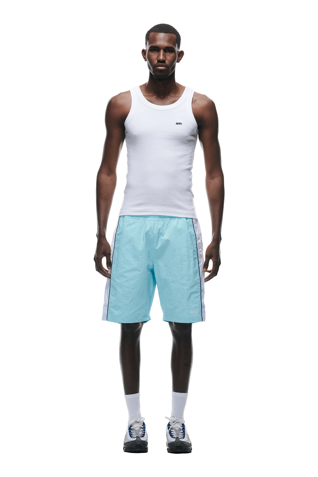 WARM UP NYLON SHORTS LIGHT BLUE(Warm Up Nylon Shorts Light Blue) 3 WARM UP NYLON SHORTS LIGHT BLUE(Warm Up Nylon Shorts Light Blue)
