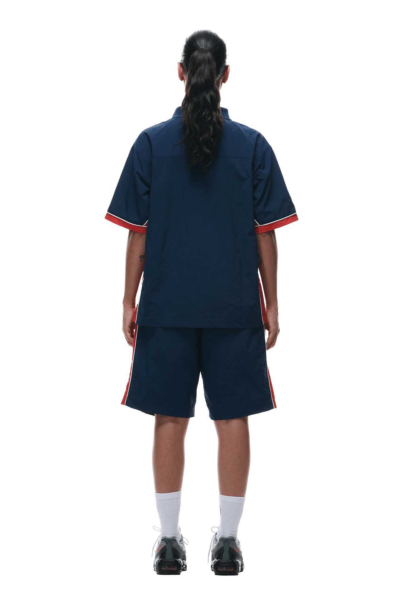 WARM UP NYLON HALF ZIP NIGHT SKY(Warm Up Nylon Half Zip Night Sky) 8 WARM UP NYLON HALF ZIP NIGHT SKY(Warm Up Nylon Half Zip Night Sky) - Image 6