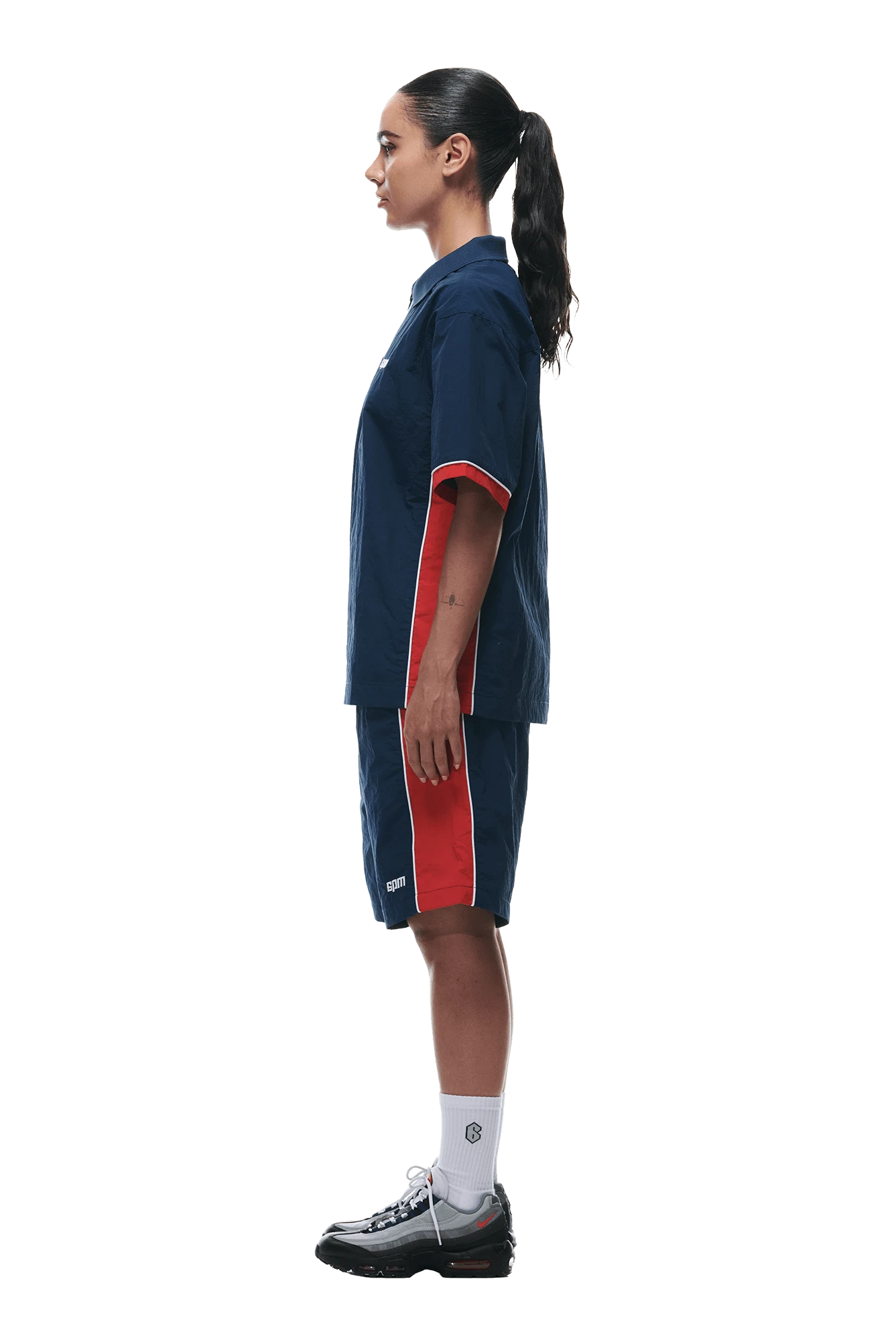 WARM UP NYLON HALF ZIP NIGHT SKY(Warm Up Nylon Half Zip Night Sky) 7 WARM UP NYLON HALF ZIP NIGHT SKY(Warm Up Nylon Half Zip Night Sky) - Image 5