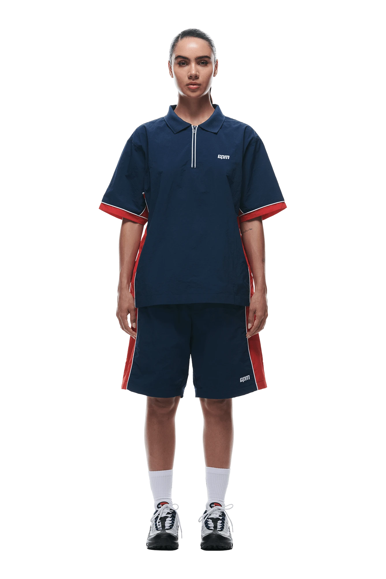 WARM UP NYLON HALF ZIP NIGHT SKY(Warm Up Nylon Half Zip Night Sky) 6 WARM UP NYLON HALF ZIP NIGHT SKY(Warm Up Nylon Half Zip Night Sky) - Image 4