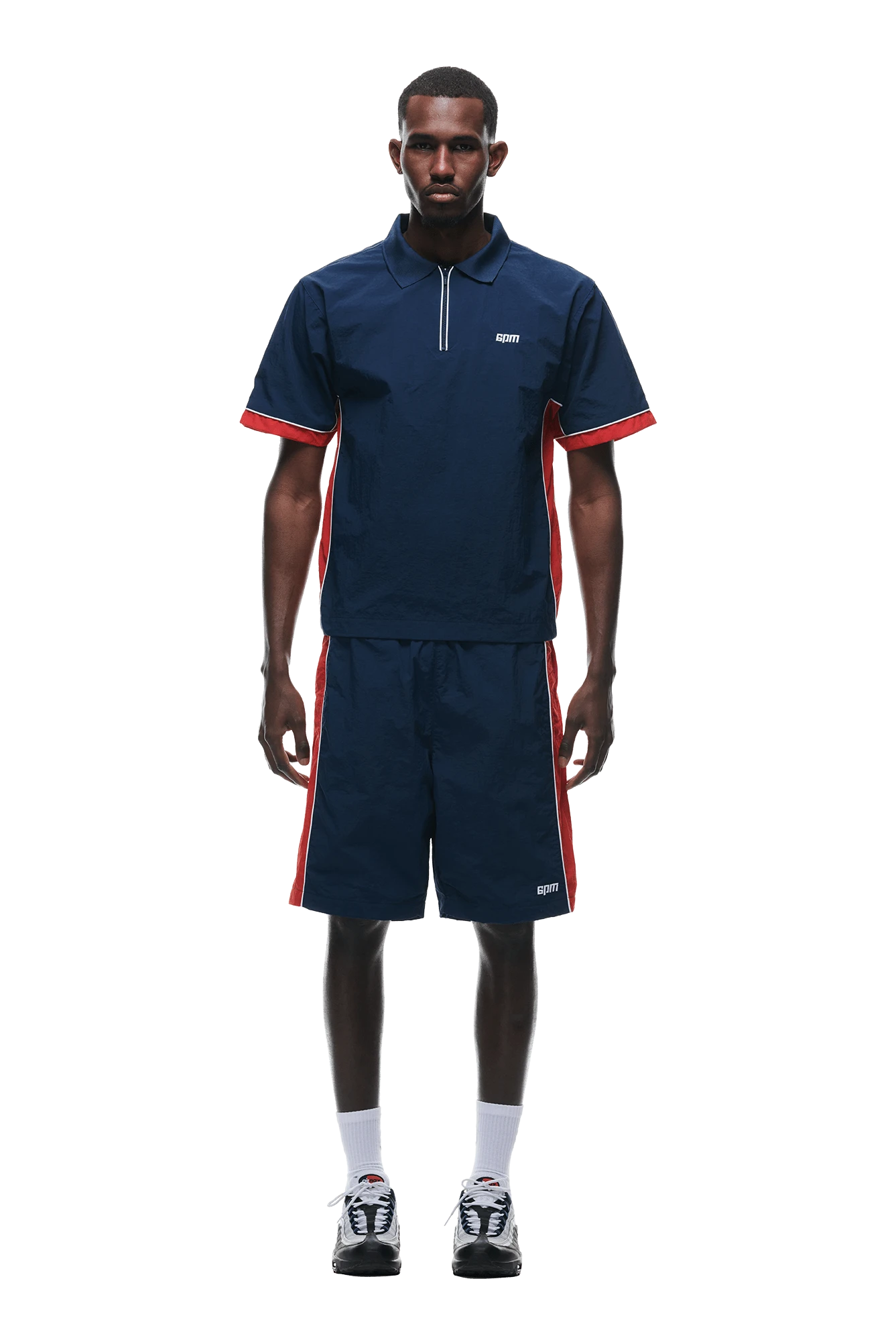 WARM UP NYLON HALF ZIP NIGHT SKY(Warm Up Nylon Half Zip Night Sky) 3 WARM UP NYLON HALF ZIP NIGHT SKY(Warm Up Nylon Half Zip Night Sky)