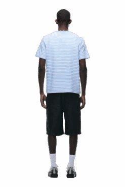 STRIPED T-SHIRT BLUE(Striped T Shirt Blue) -6PM Store 0071 2406 6PM ECOM COLLECTION 2 LOOK 22 12800 min