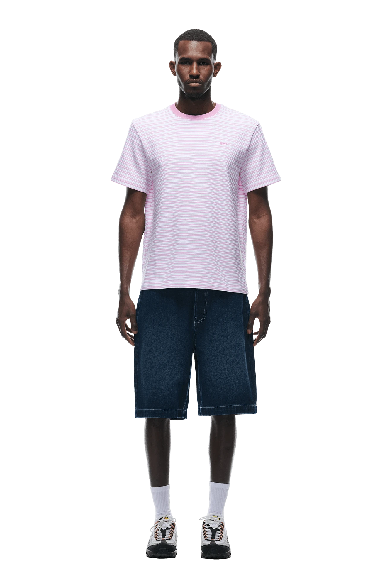 STRIPED T-SHIRT PINK(Striped T Shirt Pink) 3 STRIPED T-SHIRT PINK(Striped T Shirt Pink)