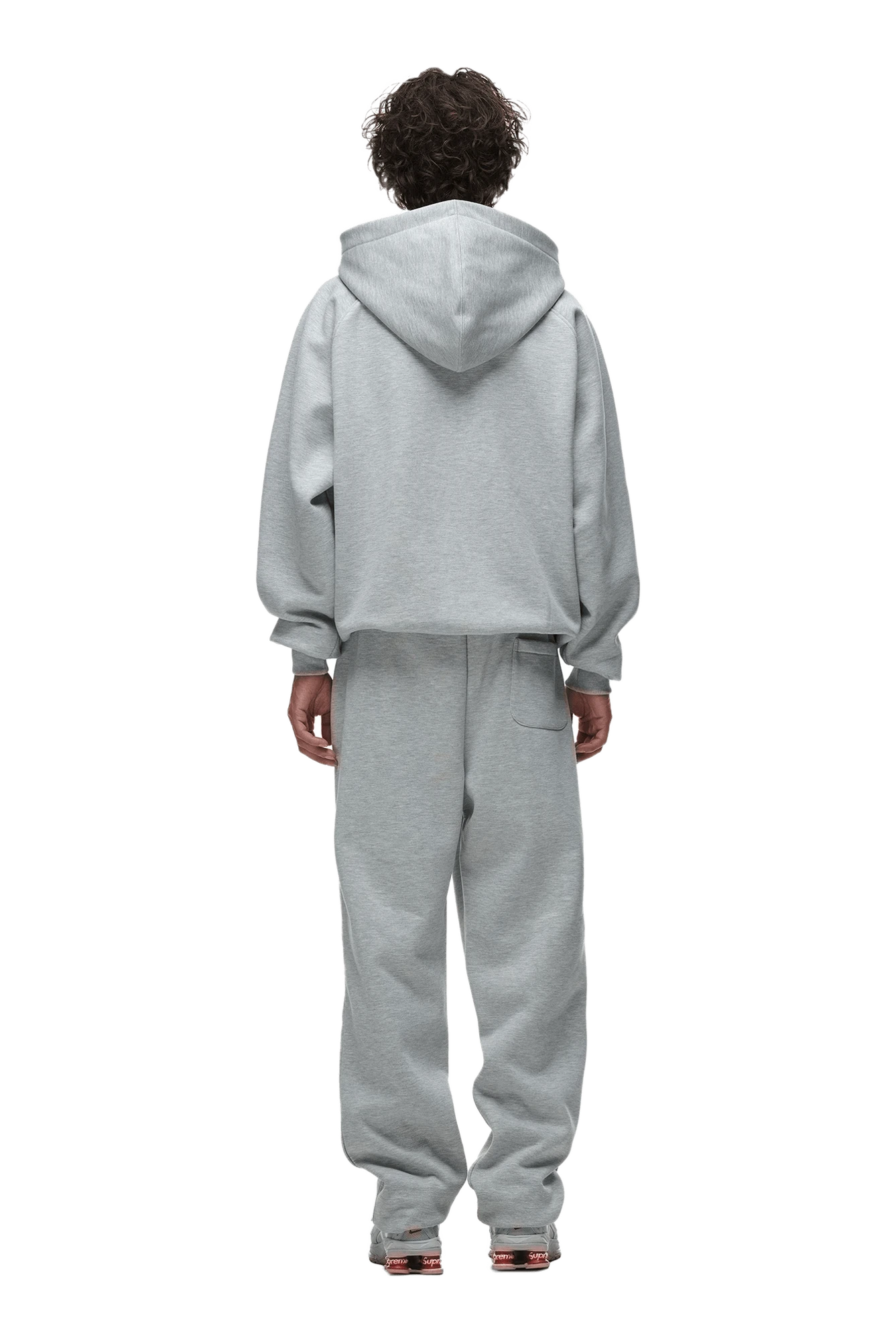 ZIP HOODIE GREY MELANGE(Zip Hoodie Grey) 6 ZIP HOODIE GREY MELANGE(Zip Hoodie Grey) - Image 4