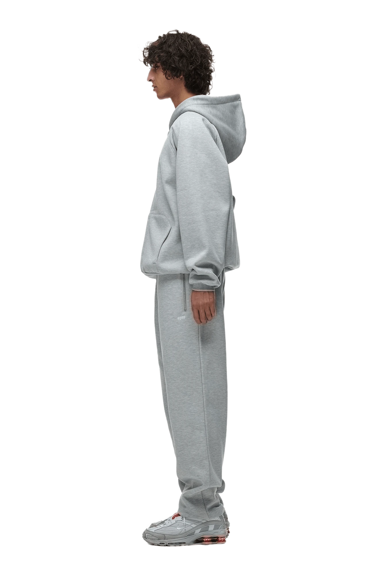 ZIP HOODIE GREY MELANGE(Zip Hoodie Grey) 5 ZIP HOODIE GREY MELANGE(Zip Hoodie Grey) - Image 3