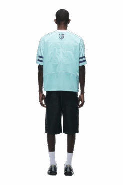 SUMMER FOOTBALL JERSEY TURQUOISE(Summer Football Jersey Turquoise) 10 SUMMER FOOTBALL JERSEY TURQUOISE(Summer Football Jersey Turquoise) -6PM Store 0083 2406 6PM ECOM COLLECTION 2 LOOK 20 12774 min