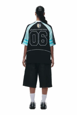 SUMMER FOOTBALL JERSEY BLACK(Summer Football Jersey Black) -6PM Store 0086 2406 6PM ECOM COLLECTION 2 LOOK 19 13282 min