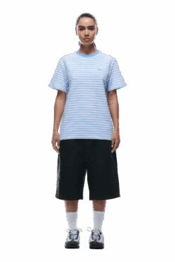 STRIPED T-SHIRT BLUE(Striped T Shirt Blue) -6PM Store 0089 2406 6PM ECOM COLLECTION 2 LOOK 19 13090 min