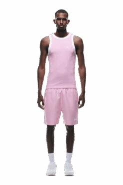 WAFFLE KNIT TANKTOP PINK(Waffle Knit Tanktop Pink)