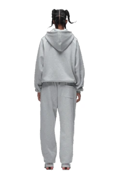 ZIP HOODIE GREY MELANGE(Zip Hoodie Grey) 15 ZIP HOODIE GREY MELANGE(Zip Hoodie Grey) -6PM Store 0157 6PM ECOM 6PM plus Look 01 0085 min