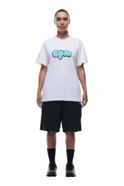 BUBBLE LOGO T-SHIRT WHITE(Bubble Logo T Shirt White) -6PM Store 0164 2406 6PM ECOM COLLECTION 2 LOOK 06 12467 min