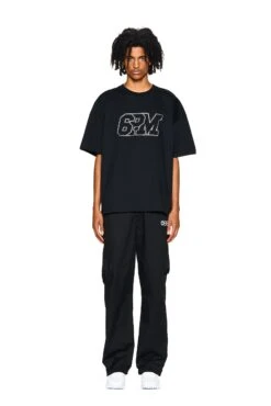 BLING T-SHIRT BLACK(Logo T Shirt Strass Black)