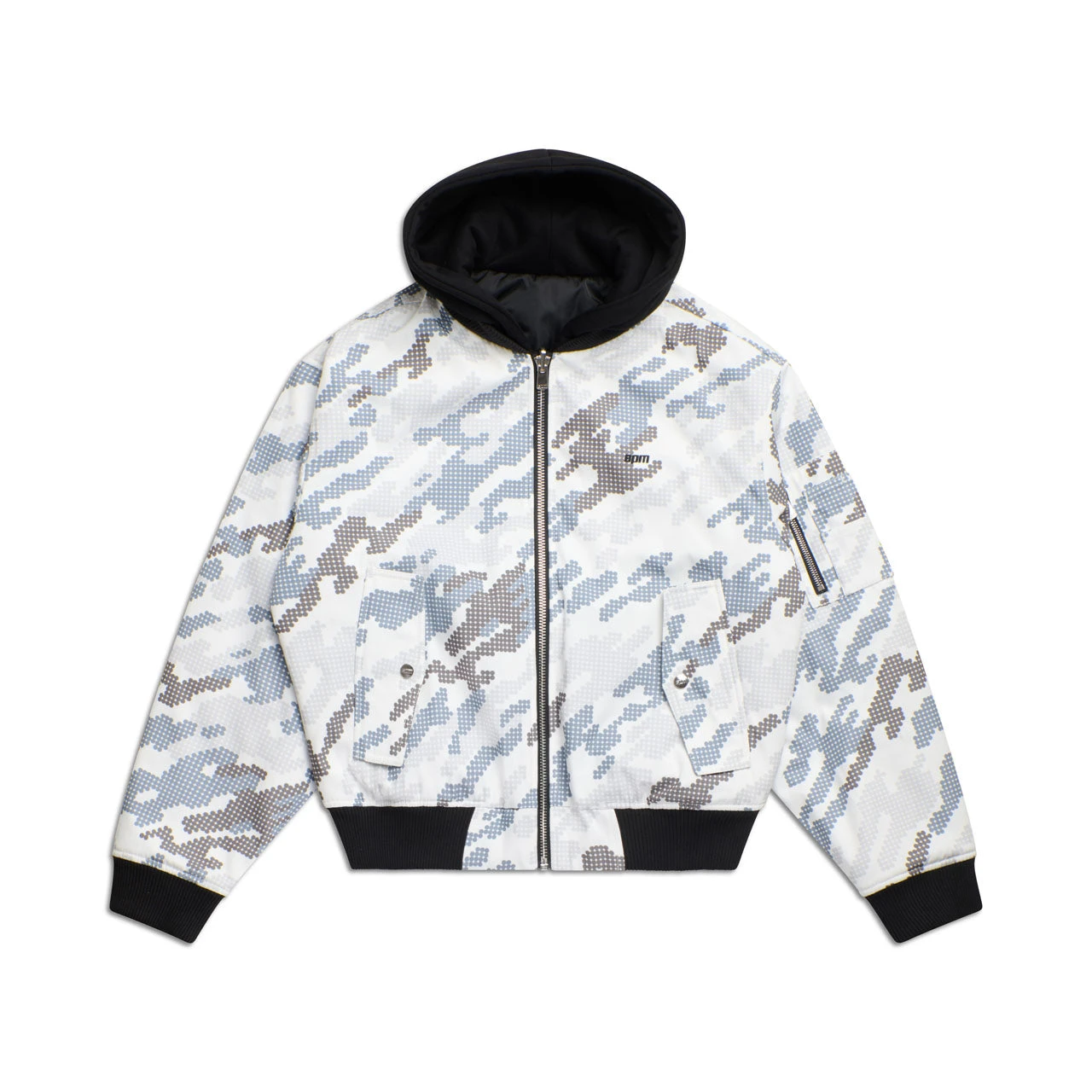 DOT CAMO HOODED BOMBER JACKET(Dot Camo Hooded Bomber Jacket) 3 DOT CAMO HOODED BOMBER JACKET(Dot Camo Hooded Bomber Jacket)
