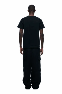 WAFFLE SLEEVE RAGLAN TEE BLACK(Waffle Sleeve Raglan Tee Black) -6PM Store 1337x2005 6PM Spring 0045 250310 6PM ECOM LOOK 19 1015 min