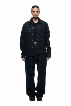 TYPE 6 DENIM JACKET BLACK RAW(Type 6 Denim Jacket Black Raw) -6PM Store 1337x2005 6PM Spring 0098 250310 6PM ECOM LOOK 10 1231 min