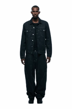 TYPE 6 DENIM JACKET BLACK RAW(Type 6 Denim Jacket Black Raw) -6PM Store 1337x2005 6PM Spring 0105 250310 6PM ECOM LOOK 10 667 min