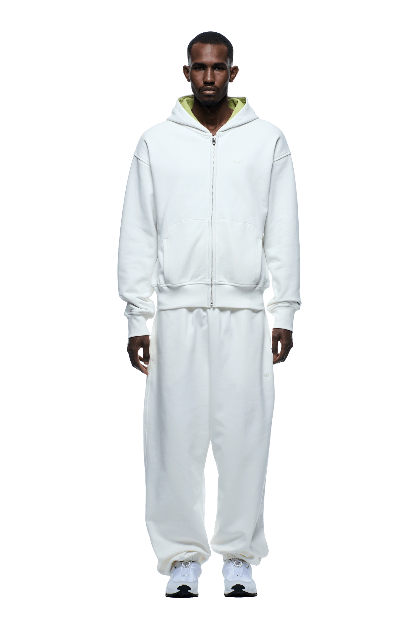 WAFFLE LINED ZIP HOODIE COCONUT WHITE(Waffle Lined Zip Hoodie Coconut White) 4 WAFFLE LINED ZIP HOODIE COCONUT WHITE(Waffle Lined Zip Hoodie Coconut White) - Image 2