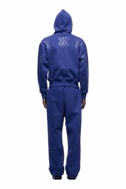 RHINESTONE LETTER ZIP HOODIE BLUE(Rhinestone Letter Zip Hoodie Blue) -6PM Store 1337x2005 6PM Spring 0138 250310 6PM ECOM LOOK 04 397 min