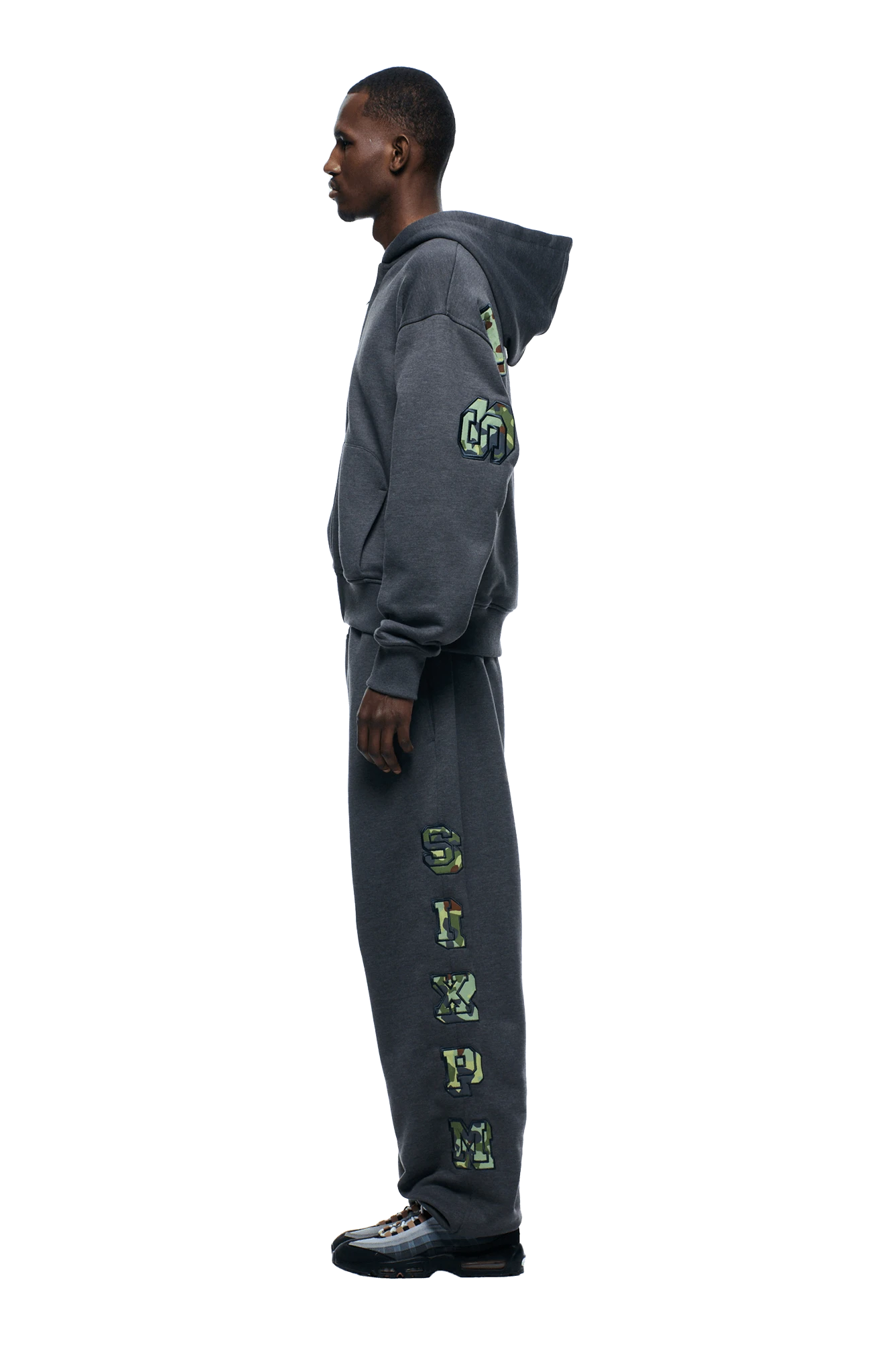 WAFFLE LINED ZIP HOODIE GREY CAMO(Waffle Lined Zip Hoodie Grey Camo) 5 WAFFLE LINED ZIP HOODIE GREY CAMO(Waffle Lined Zip Hoodie Grey Camo) - Image 3