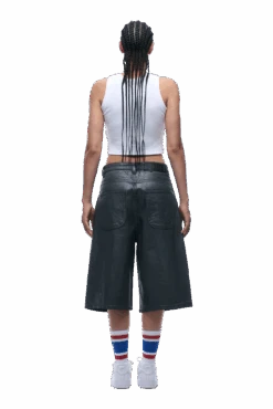 COATED DENIM SHORTS DARK CHROME(Coated Denim Dark Chrome) -6PM Store 1337x2005 6PM 0051 2500610 6PM ECOM LOOK 32 1117 min