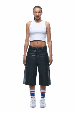 COATED DENIM SHORTS DARK CHROME(Coated Denim Dark Chrome) -6PM Store 1337x2005 6PM 0053 2500610 6PM ECOM LOOK 32 1106 min