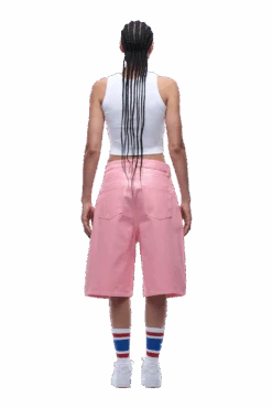 COATED DENIM SHORTS PINK(Coated Denim Shorts Pink) -6PM Store 1337x2005 6PM 0099 2500610 6PM ECOM LOOK 23 0826 min