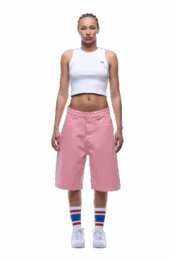 COATED DENIM SHORTS PINK(Coated Denim Shorts Pink) -6PM Store 1337x2005 6PM 0101 2500610 6PM ECOM LOOK 23 0814 min