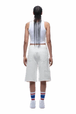 NEEDLEPUNCH CARPENTER SHORTS WHITE(Needlepunch Carpenter Shorts White) -6PM Store 1337x2005 6PM 0114 2500610 6PM ECOM LOOK 20 0948