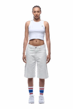 NEEDLEPUNCH CARPENTER SHORTS WHITE(Needlepunch Carpenter Shorts White) -6PM Store 1337x2005 6PM 0116 2500610 6PM ECOM LOOK 20 0937