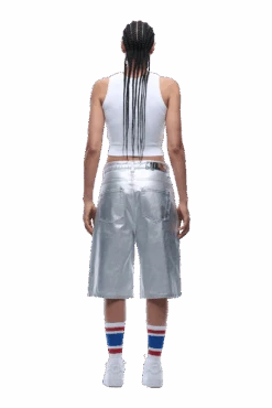 COATED DENIM SHORTS SILVER SURFER(Coated Denim Shorts Silver Surfer) 15 COATED DENIM SHORTS SILVER SURFER(Coated Denim Shorts Silver Surfer) -6PM Store 1337x2005 6PM 0126 2500610 6PM ECOM LOOK 18 1604