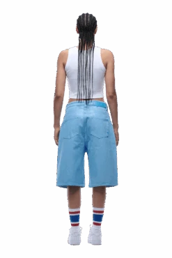 COATED DENIM SHORTS BABY BLUE(Coated Denim Shorts Baby Blue) -6PM Store 1337x2005 6PM 0138 2500610 6PM ECOM LOOK 16 1027