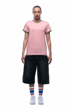 SLIM FIT RINGER TEE PINK(Slim Fit Ringer Tee Pink) -6PM Store 1337x2005 6PM 0149 2500610 6PM ECOM LOOK 14 0711