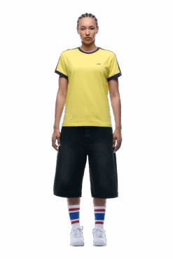 SLIM FIT RINGER TEE YELLOW(Slim Fit Ringer Tee Yellow) -6PM Store 1337x2005 6PM 0167 2500610 6PM ECOM LOOK 11 0751