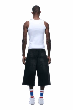 WASHED DENIM SHORTS BLACK(Washed Denim Shorts Black) 12 WASHED DENIM SHORTS BLACK(Washed Denim Shorts Black) -6PM Store 1337x2005 6PM 0174 2500610 6PM ECOM LOOK 10 0424