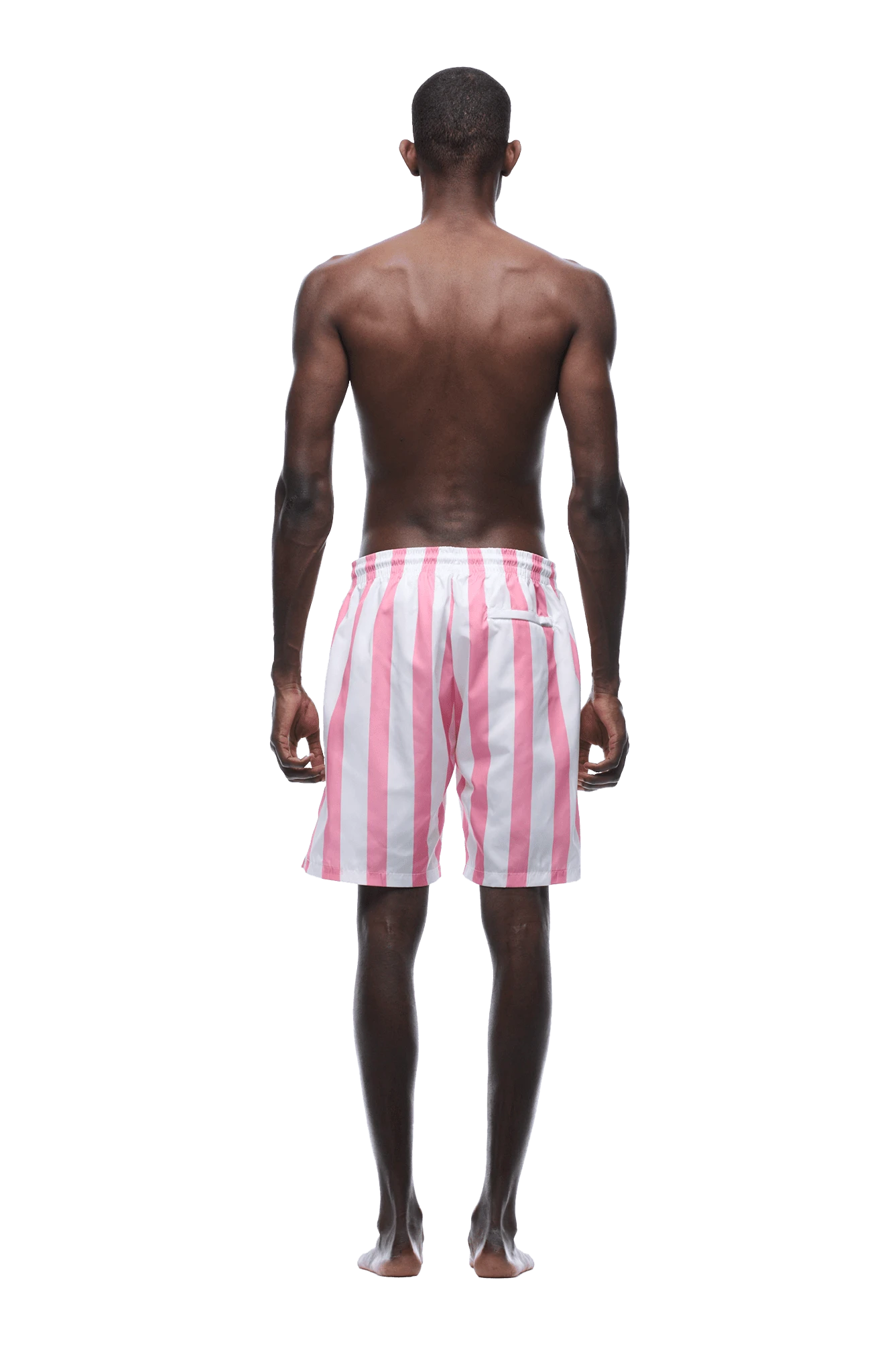 STRIPED SWIM SHORTS WHITE/PINK(Striped Swim Shorts White Pink) 6 STRIPED SWIM SHORTS WHITE/PINK(Striped Swim Shorts White Pink) - Image 4