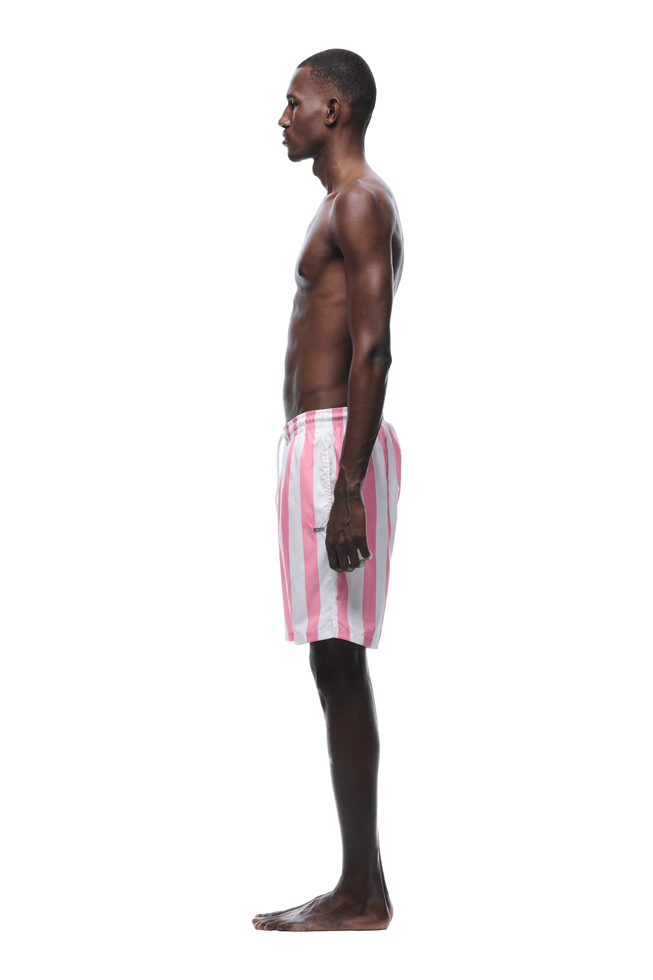 STRIPED SWIM SHORTS WHITE/PINK(Striped Swim Shorts White Pink) 5 STRIPED SWIM SHORTS WHITE/PINK(Striped Swim Shorts White Pink) - Image 3