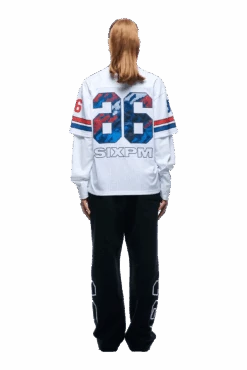 NFL LAYERED MESH LONGSLEEVE WHITE(Nfl Double Longsleeve White) -6PM Store 1337x2005 6pm NSL 0015 2501 6PM ECOM LOOK 05 0460