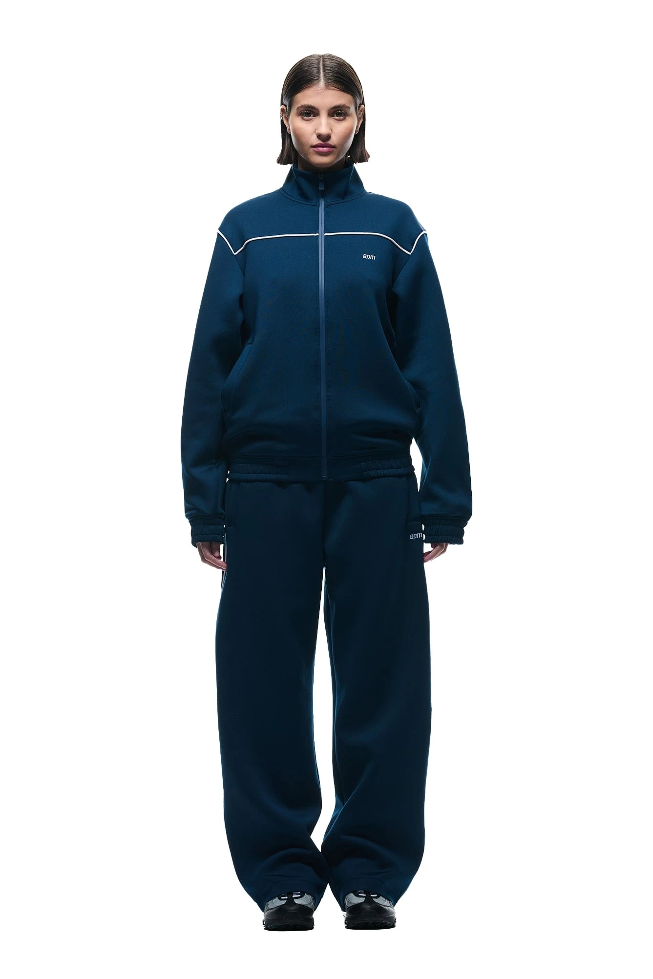 NEOPRENE TRACK JACKET NAVY(Track Jacket Interlock Navy) 6 NEOPRENE TRACK JACKET NAVY(Track Jacket Interlock Navy) - Image 4