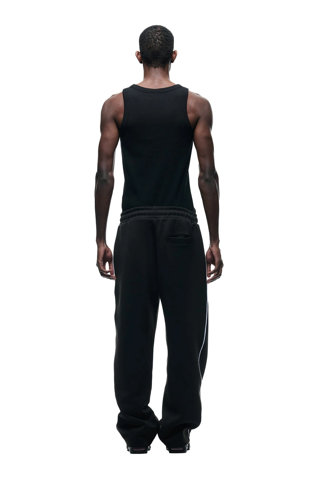 NEOPRENE TRACK PANTS BLACK(Track Pants Interlock Black) 5 NEOPRENE TRACK PANTS BLACK(Track Pants Interlock Black) - Image 3