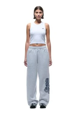 WAVE LOGO OPEN LEG LIGHT GREY(Open Leg Jogger With Wave Logo Light Grey) -6PM Store 1337x2005 0066 141124 6PM BF24 LOOK 12 0457