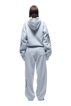 WAVE LOGO ZIP HOODIE LIGHT GREY(Zip Hoodie With Wave Logo Light Grey) -6PM Store 1337x2005 0074 141124 6PM BF24 LOOK 13 0493