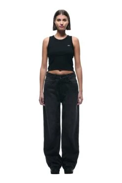 CENTER SEAM DENIM PURPLE OVERDYE(Regular Denim Seams Black Denim Rose Overdye) -6PM Store 1337x2005 0144 141124 6PM BF24 LOOK 25 1228