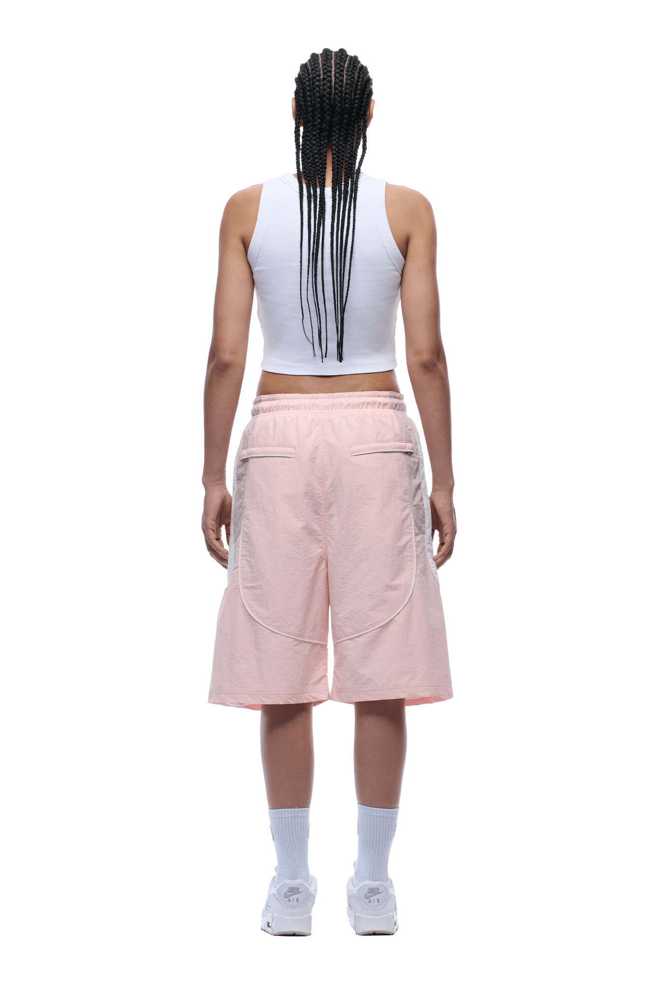 BAGGY WARM UP SHORTS PINK(Baggy Warm Up Track Shorts Pink) 9 BAGGY WARM UP SHORTS PINK(Baggy Warm Up Track Shorts Pink) - Image 7