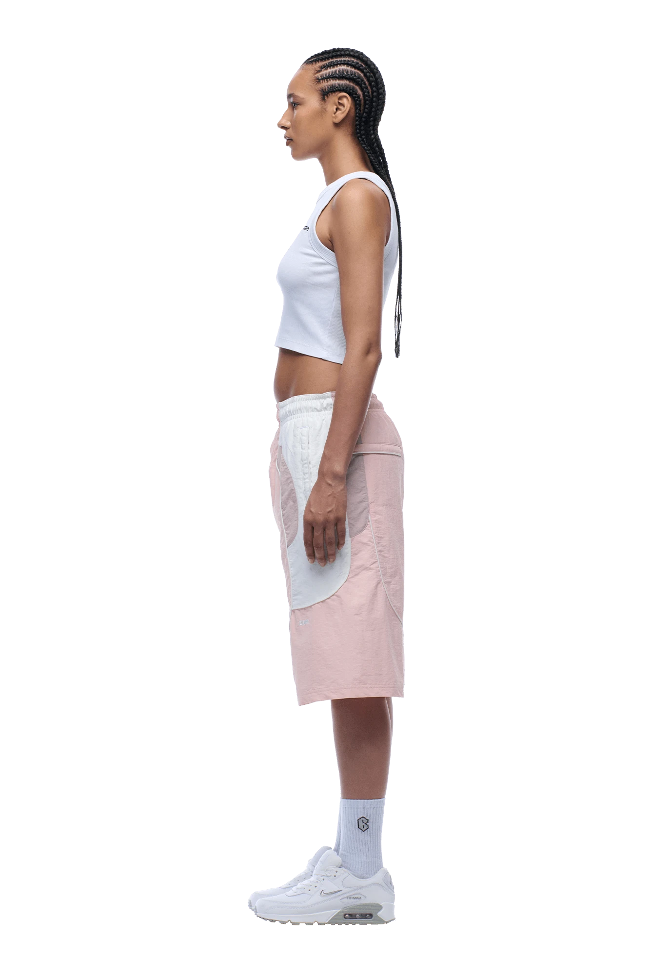 BAGGY WARM UP SHORTS PINK(Baggy Warm Up Track Shorts Pink) 8 BAGGY WARM UP SHORTS PINK(Baggy Warm Up Track Shorts Pink) - Image 6